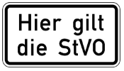 Gemäß StVo