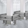 Sparset 2 Säulenschutz aus Leitplanken