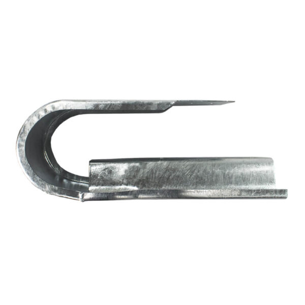 Kopfstück links für Schutzplanken aus Stahl mit B-Profil, 55 cm