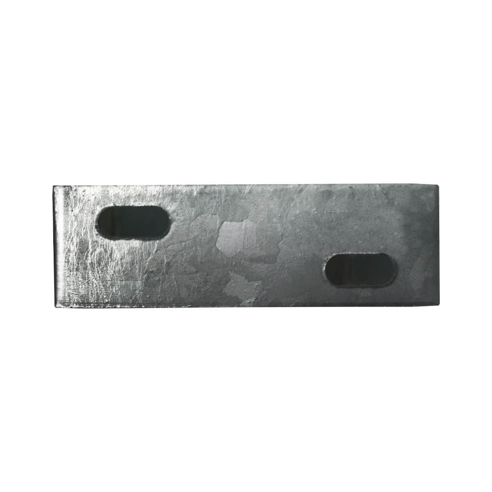 Wandhalter für Stahlschutzplanken, 7 x 23 x 40 cm, feuerverzinkt