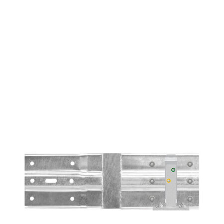 Schutzplanken Erweiterungs-Set Knickplanke M25-1SP, Aufdübeln, Stahl, B-Profil