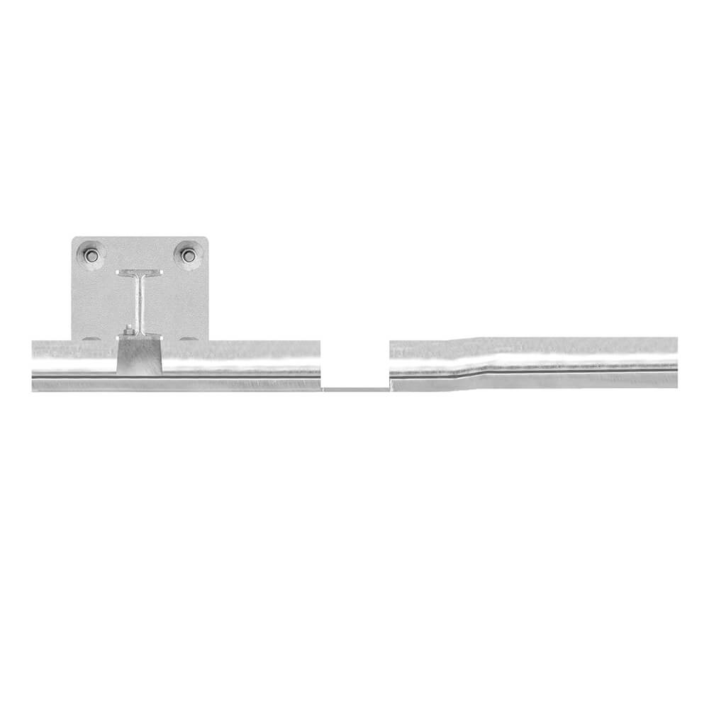 Schutzplanken Erweiterungs-Set Knickplanke M25-1SP, Aufdübeln, Stahl, B-Profil