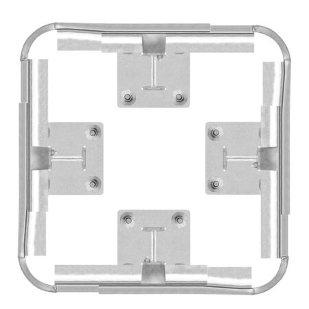 4-seitiger Säulenschutz-Komplett-Bausatz M75-2SP, außen 74 cm, innen 28 cm, Stahl, Profil B