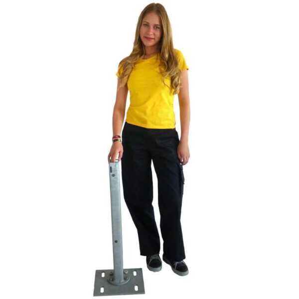 Sigma-100-Pfosten für Leitplanken mit Profil B, 51,5 cm Höhe