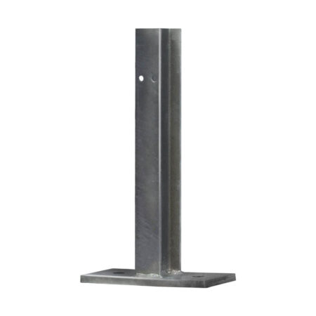 IPE-Pfosten, für Leitplanken, zum Aufschrauben, Stahl, feuerverzinkt, 51,5 cm hoch