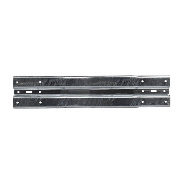 Leitplanke aus Stahl, 1,63 m Länge, mit Profil B nach RAL-RG 620 Standard