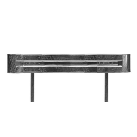 Leitplanken Komplett-Bausatz 2,13 Meter Länge, zum Rammen, Stahl, Profil B