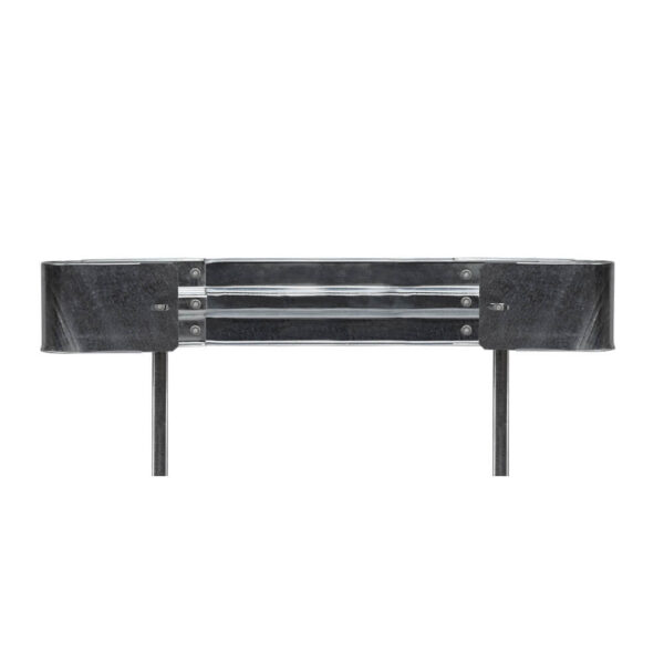 Leitplanken Komplett-Bausatz 2,13 Meter Länge, zum Rammen, Stahl, Profil B