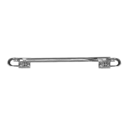 Leitplanken Komplett-Bausatz, 82 cm Höhe, 2,80 m lang, Aufschrauben, Stahl, Profil B