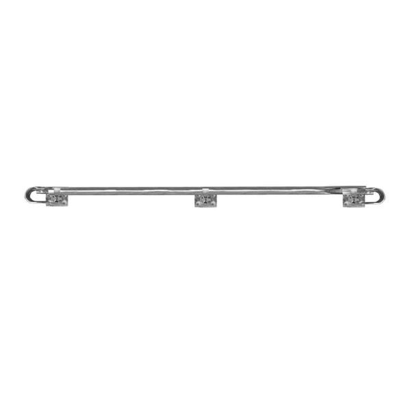 Leitplanken Komplett-Bausatz, 82 cm Höhe, 4,80 m lang, Aufschrauben, Stahl, Profil B