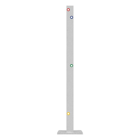 Multi-Pfosten, IPE 100, 100 cm hoch, für Leitplanken, 3SP, Stahl, zum Aufschrauben