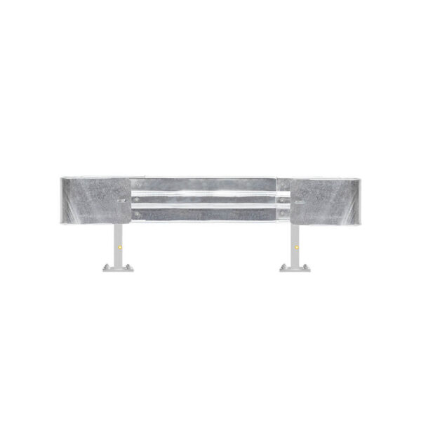 Leitplanken Komplett-Bausatz M50-1SP, 2,13 m, zum Aufschrauben, Stahl, Profil B