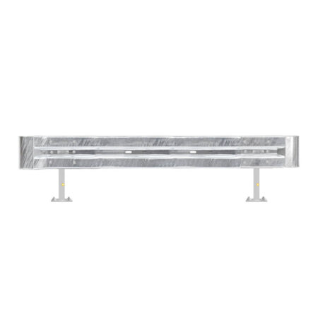 Leitplanken Komplett-Bausatz M50-1SP, 2,8 m, zum Aufschrauben, Stahl, Profil B