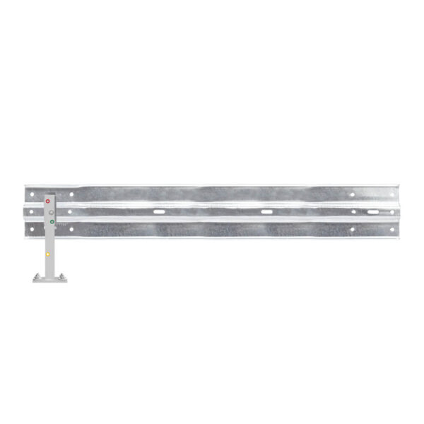 Leitplanken Verlängerungs-Bausatz M50-1SP, 2 m, zum Aufschrauben, Stahl, Profil B