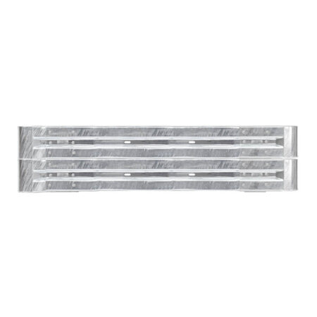 Leitplanken Komplett-Bausatz M50-2SP, 2,8 m, zum Aufschrauben, Stahl, Profil B