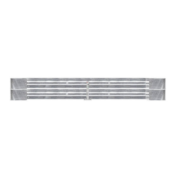Leitplanken Komplett-Bausatz M50-2SP, 4,8 m, zum Aufschrauben, Stahl, Profil B