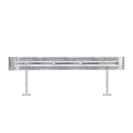Leitplanken Komplett-Bausatz M75-1SP, 2,8 m, zum Aufschrauben, Stahl, Profil B