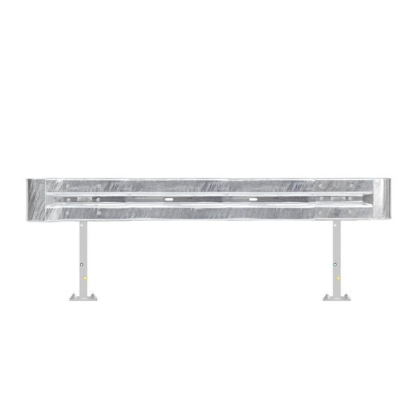 Leitplanken Komplett-Bausatz M75-1SP, 2,8 m, zum Aufschrauben, Stahl, Profil B