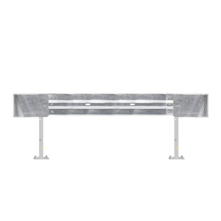 Leitplanken Komplett-Bausatz M75-1SP, 2,8 m, zum Aufschrauben, Stahl, Profil B