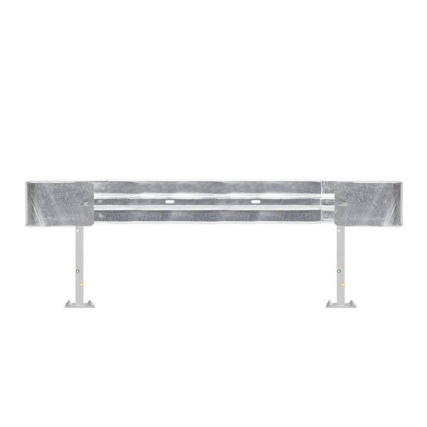 Leitplanken Komplett-Bausatz M75-1SP, 2,8 m, zum Aufschrauben, Stahl, Profil B