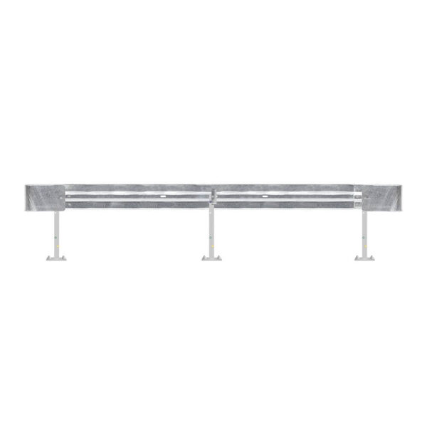 Leitplanken Komplett-Bausatz M75-1SP, 4,8 m, zum Aufschrauben, Stahl, Profil B