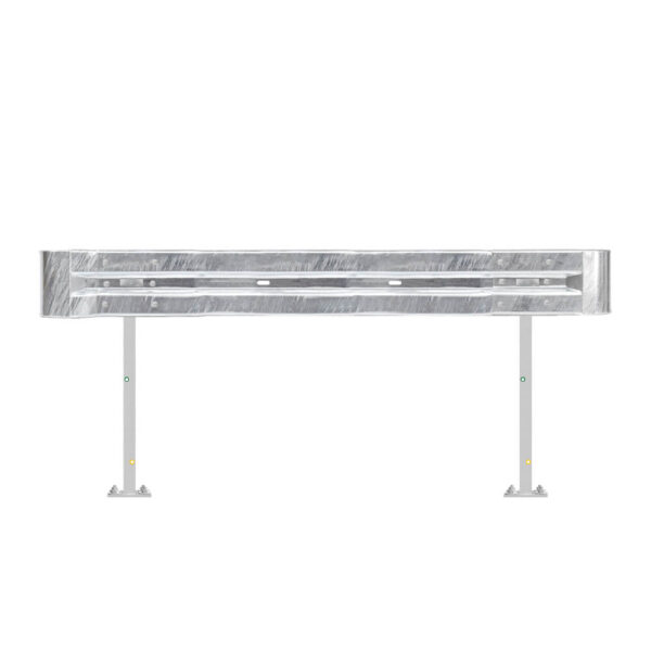 Leitplanken Komplett-Bausatz M100-1SP, 2,8 m, zum Aufschrauben, Stahl, Profil B