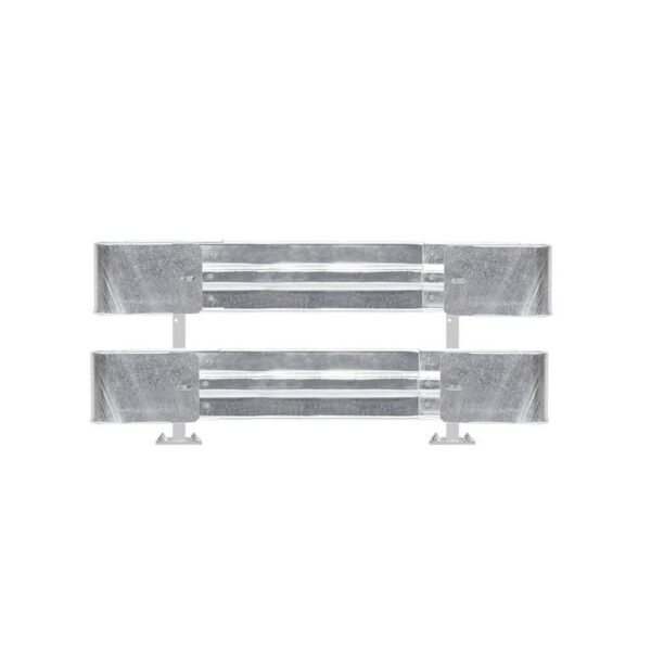 Leitplanken Komplett-Bausatz M75-2SP, 2,13 m, zum Aufschrauben, Stahl, Profil B