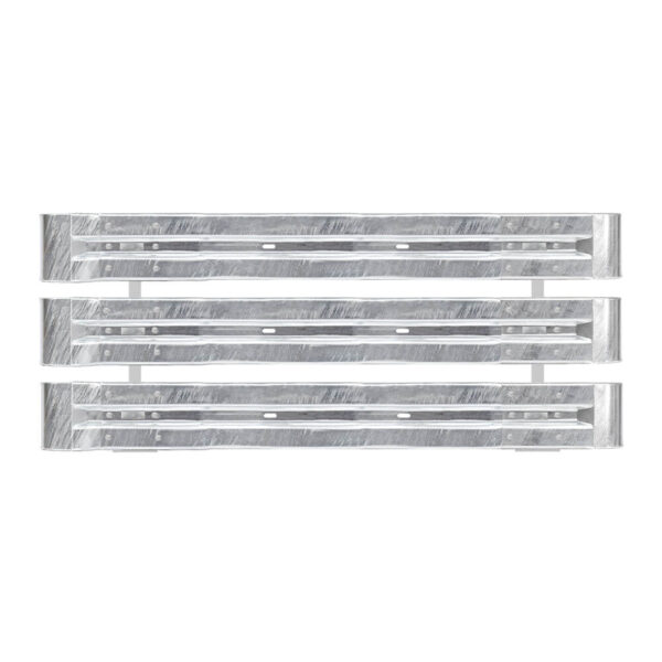 Leitplanken Komplett-Bausatz M100-3SP, 2,8 m, zum Aufschrauben, Stahl, Profil B