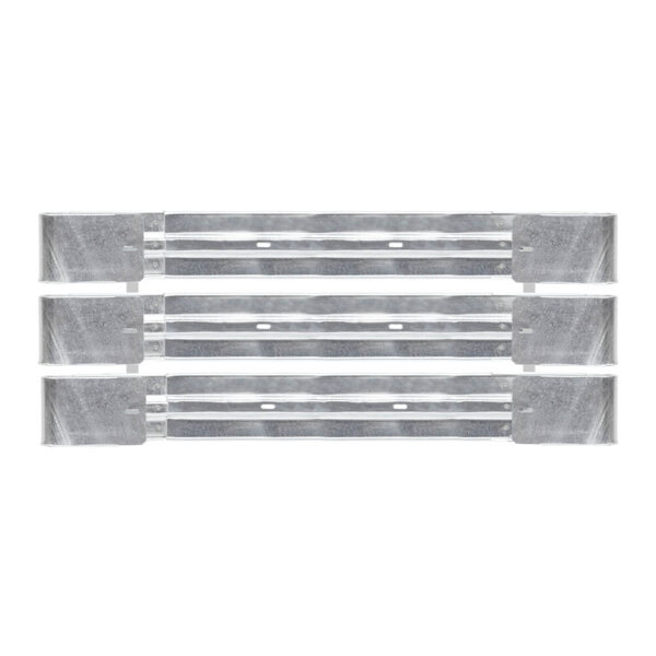 Leitplanken Komplett-Bausatz M100-3SP, 2,8 m, zum Aufschrauben, Stahl, Profil B