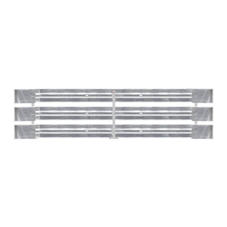 Leitplanken Komplett-Bausatz M100-3SP, 4,8 m, zum Aufschrauben, Stahl, Profil B