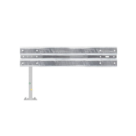 Leitplanken Verlängerungs-Bausatz M75-1SP, 1,33 m, zum Aufschrauben, Stahl, Profil B
