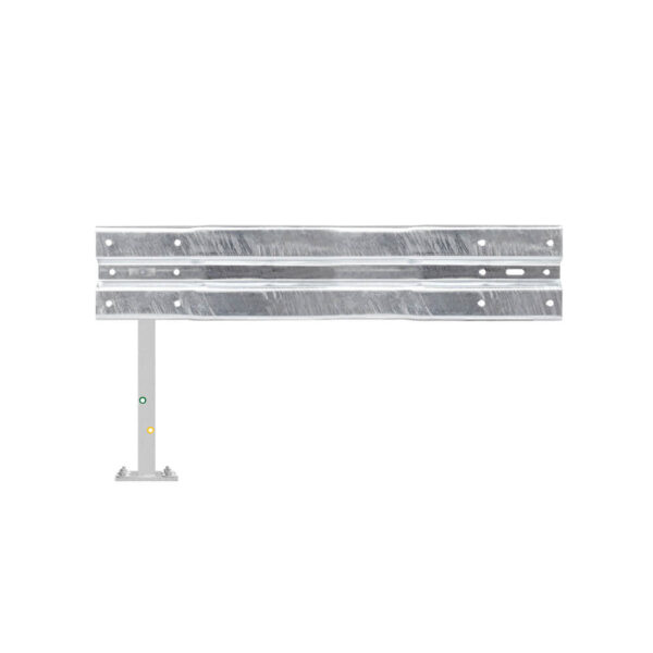 Leitplanken Verlängerungs-Bausatz M75-1SP, 1,33 m, zum Aufschrauben, Stahl, Profil B