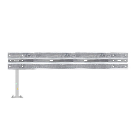 Leitplanken Verlängerungs-Bausatz M75-1SP, 2 m, zum Aufschrauben, Stahl, Profil B