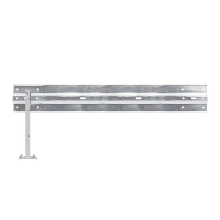 Leitplanken Verlängerungs-Bausatz M75-1SP, 2 m, zum Aufschrauben, Stahl, Profil B