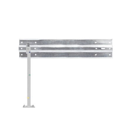 Leitplanken Verlängerungs-Bausatz M100-1SP, 1,33 m, zum Aufschrauben, Stahl, Profil B