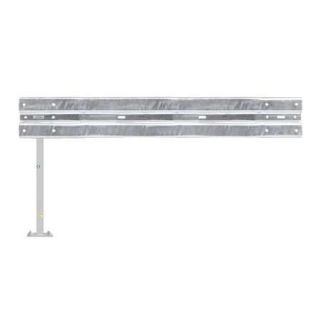 Leitplanken Verlängerungs-Bausatz M100-1SP, 2 m, zum Aufschrauben, Stahl, Profil B
