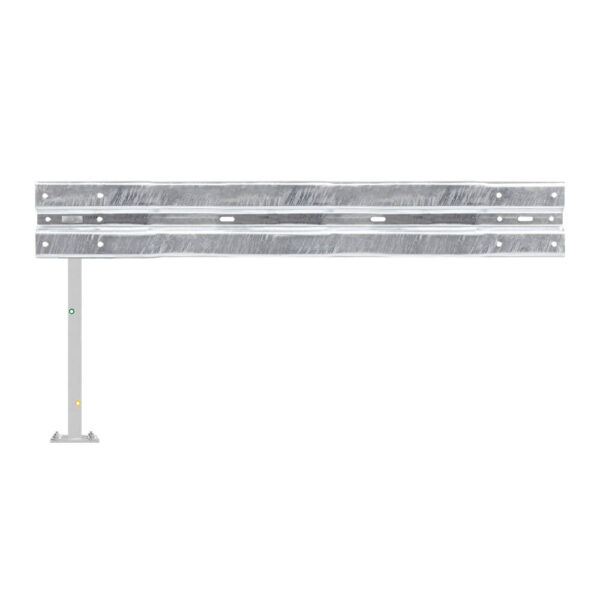 Leitplanken Verlängerungs-Bausatz M100-1SP, 2 m, zum Aufschrauben, Stahl, Profil B