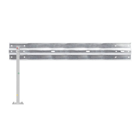 Leitplanken Verlängerungs-Bausatz M100-1SP, 2 m, zum Aufschrauben, Stahl, Profil B