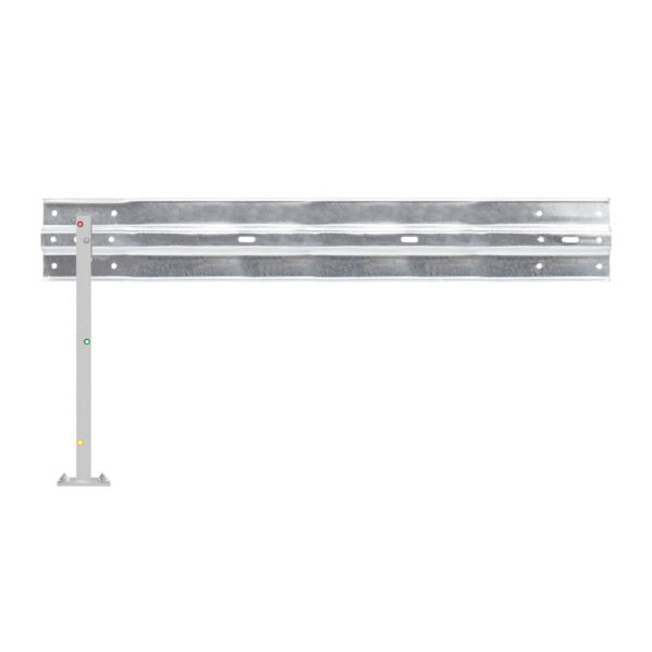 Leitplanken Verlängerungs-Bausatz M100-1SP, 2 m, zum Aufschrauben, Stahl, Profil B