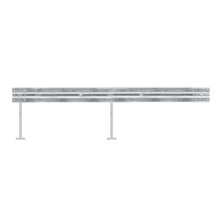 Leitplanken Verlängerungs-Bausatz M100-1SP, 4 m, zum Aufschrauben, Stahl, Profil B