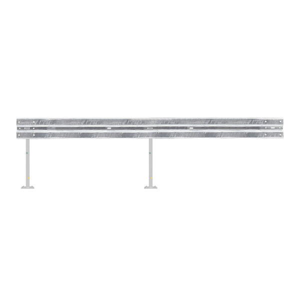 Leitplanken Verlängerungs-Bausatz M100-1SP, 4 m, zum Aufschrauben, Stahl, Profil B