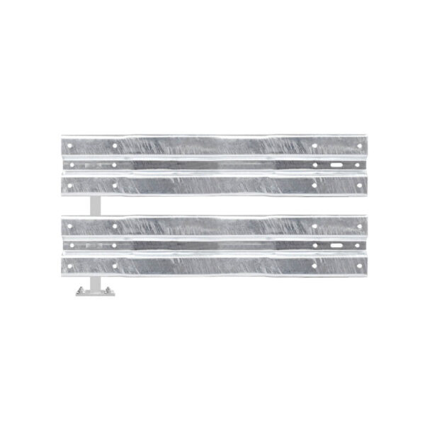 Leitplanken Verlängerungs-Bausatz M75-2SP, 1,33 m, zum Aufschrauben, Stahl, Profil B