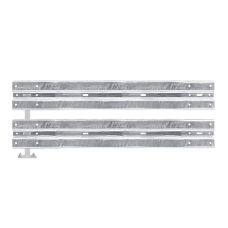 Leitplanken Verlängerungs-Bausatz M75-2SP, 2 m, zum Aufschrauben, Stahl, Profil B