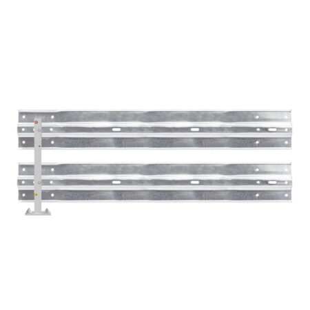 Leitplanken Verlängerungs-Bausatz M75-2SP, 2 m, zum Aufschrauben, Stahl, Profil B