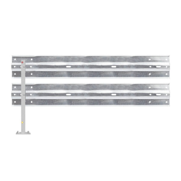 Leitplanken Verlängerungs-Bausatz M100-2SP, 2 m, zum Aufschrauben, Stahl, Profil B