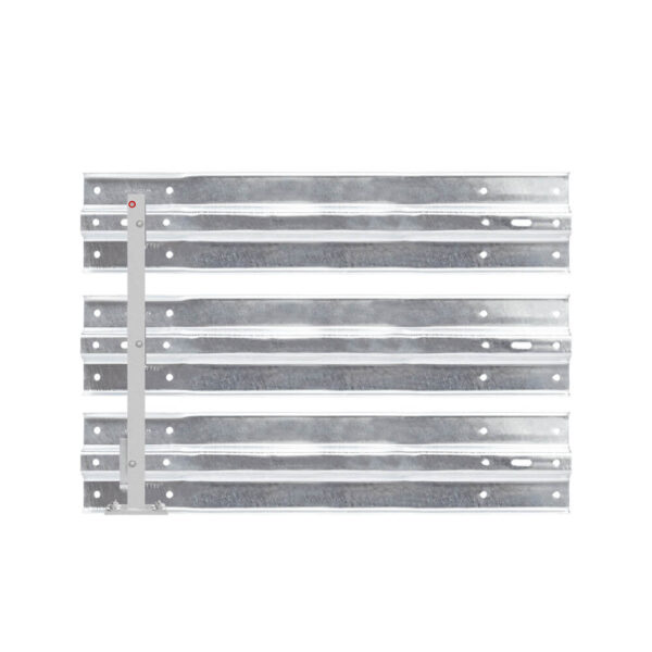 Leitplanken Verlängerungs-Bausatz M100-3SP, 1,33 m, zum Aufschrauben, Stahl, Profil B