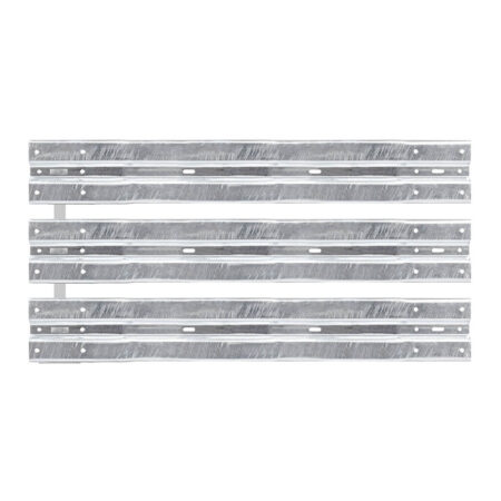 Leitplanken Verlängerungs-Bausatz M100-3SP, 2 m, zum Aufschrauben, Stahl, Profil B