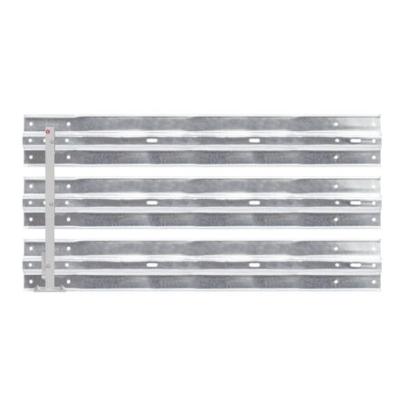 Leitplanken Verlängerungs-Bausatz M100-3SP, 2 m, zum Aufschrauben, Stahl, Profil B