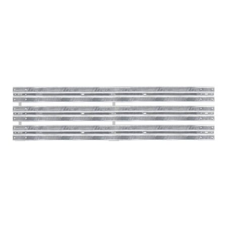 Leitplanken Verlängerungs-Bausatz M100-3SP, 4 m, zum Aufschrauben, Stahl, Profil B