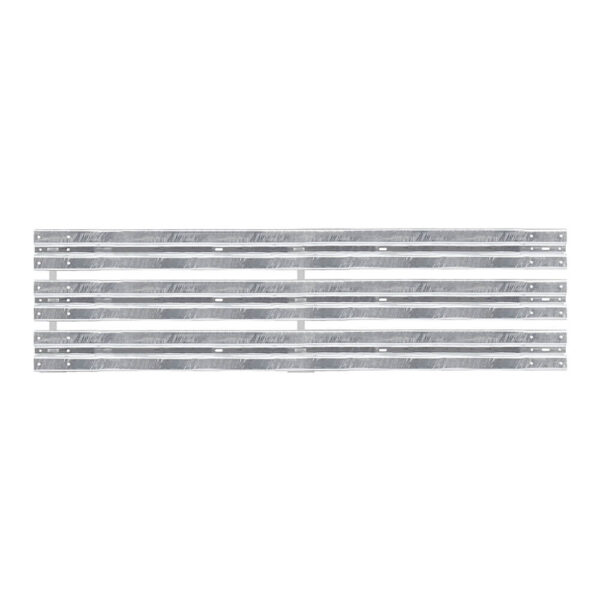Leitplanken Verlängerungs-Bausatz M100-3SP, 4 m, zum Aufschrauben, Stahl, Profil B